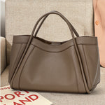 Women’s Fashion Simple Genuine Leather Crossbody Bag – Classic First Layer Cowhide Shoulder Handbag