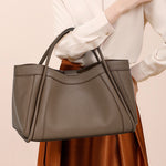 Women’s Fashion Simple Genuine Leather Crossbody Bag – Classic First Layer Cowhide Shoulder Handbag