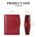 New Casual Soft Leather Ladies Wallet - Anti-Theft RFID Microfiber Retro Style