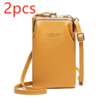Fashion Lychee Pattern Crossbody Bag - Solid Color PU Leather Diagonal Shoulder Bag