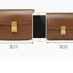 Women’s Retro Leather Shoulder Messenger Bag – Classic Crossbody Handbag for Daily Use, Vintage PVC Tote