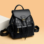 Women’s Leather Backpack – Casual Multifunction PU Shoulder Bag, Fashion Travel and School Backpack for Daily Use