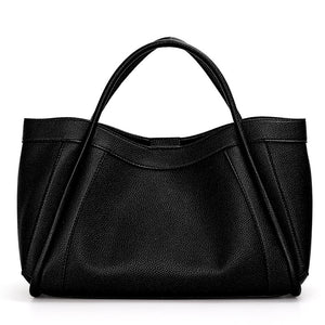 Women’s Fashion Simple Genuine Leather Crossbody Bag – Classic First Layer Cowhide Shoulder Handbag