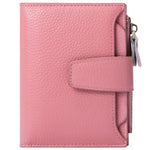 New Casual Soft Leather Ladies Wallet - Anti-Theft RFID Microfiber Retro Style