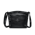 Tote Large Capacity Fashion PU Shoulder Bag – European and American Style Portable All-match Handbag for Women