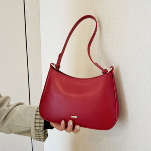 Underarm Bag Retro Women's Crossbody Bag – Soft PU Leather Shoulder Handbag in Classic Colors
