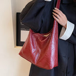 Women’s 2PCS PU Leather Composite Bag – Fashion Shoulder Tote with Clutch, Large Capacity Casual Hobo Handbag