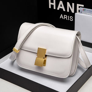 Women’s Retro Leather Shoulder Messenger Bag – Classic Crossbody Handbag for Daily Use, Vintage PVC Tote