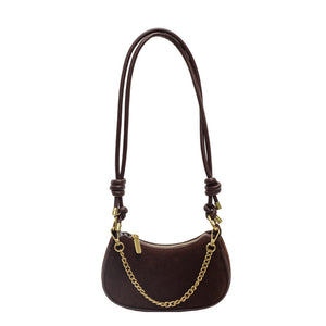 Minority Simple Frosted Small Square Crossbody Shoulder Bag for Women – PU Leather, Soft & Stylish