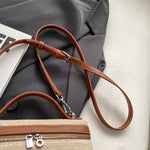 Fashion Small Square Bag for Women – Retro Canvas Shoulder Bag, Portable Casual Handbag for Daily Use