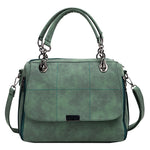 Matte PU Leather Women’s Shoulder Bag – Large Capacity Boston Tote Handbag for Travel, Work & Daily Use