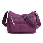 Nylon Crossbody Cloth Bag for Women – Large Capacity Multi-Compartment Lightweight Shoulder Bag