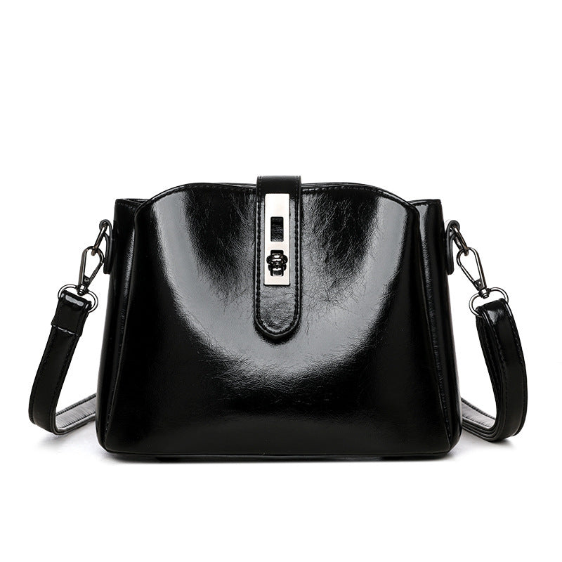 Retro Fashionable Women’s Bag – High Sense Niche PU Leather Shoulder Crossbody Bag for Daily Use