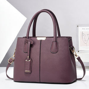 Women PU Leather Handbag – Large Capacity Tote Shoulder Bag, Fashion Square Crossbody Purse for Daily Use