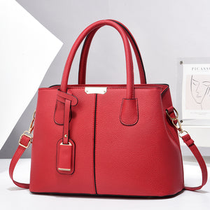 Women PU Leather Handbag – Large Capacity Tote Shoulder Bag, Fashion Square Crossbody Purse for Daily Use