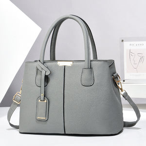 Women PU Leather Handbag – Large Capacity Tote Shoulder Bag, Fashion Square Crossbody Purse for Daily Use