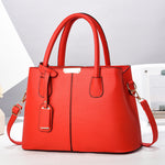 Women PU Leather Handbag – Large Capacity Tote Shoulder Bag, Fashion Square Crossbody Purse for Daily Use
