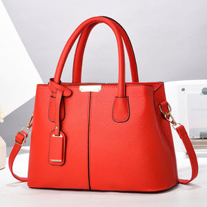 Women PU Leather Handbag – Large Capacity Tote Shoulder Bag, Fashion Square Crossbody Purse for Daily Use