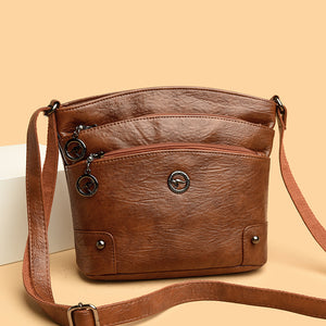 Tote Large Capacity Fashion PU Shoulder Bag – European and American Style Portable All-match Handbag for Women