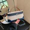 Fashion Small Square Bag for Women – Retro Canvas Shoulder Bag, Portable Casual Handbag for Daily Use