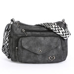Flip Simple Large Capacity Shoulder Messenger Bag for Women – PU Leather Crossbody Tote