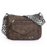 Flip Simple Large Capacity Shoulder Messenger Bag for Women – PU Leather Crossbody Tote