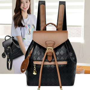 Women’s Leather Backpack – Casual Multifunction PU Shoulder Bag, Fashion Travel and School Backpack for Daily Use