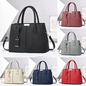 Women PU Leather Handbag – Large Capacity Tote Shoulder Bag, Fashion Square Crossbody Purse for Daily Use