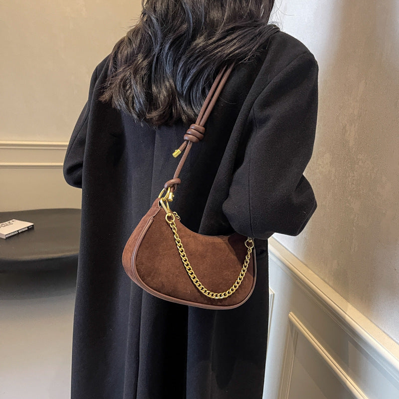 Minority Simple Frosted Small Square Crossbody Shoulder Bag for Women – PU Leather, Soft & Stylish