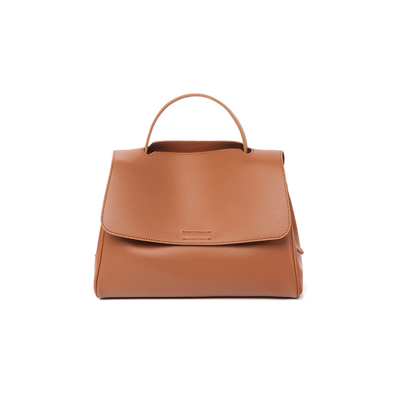 Women’s Genuine Cattlehide Leather Crossbody Shoulder Bag – High Quality Two-Layer Cowhide Tote Handbag
