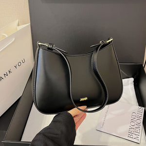 Underarm Bag Retro Women's Crossbody Bag – Soft PU Leather Shoulder Handbag in Classic Colors