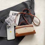 Fashion Small Square Bag for Women – Retro Canvas Shoulder Bag, Portable Casual Handbag for Daily Use