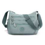 Nylon Crossbody Cloth Bag for Women – Large Capacity Multi-Compartment Lightweight Shoulder Bag