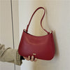 Underarm Bag Retro Women's Crossbody Bag – Soft PU Leather Shoulder Handbag in Classic Colors