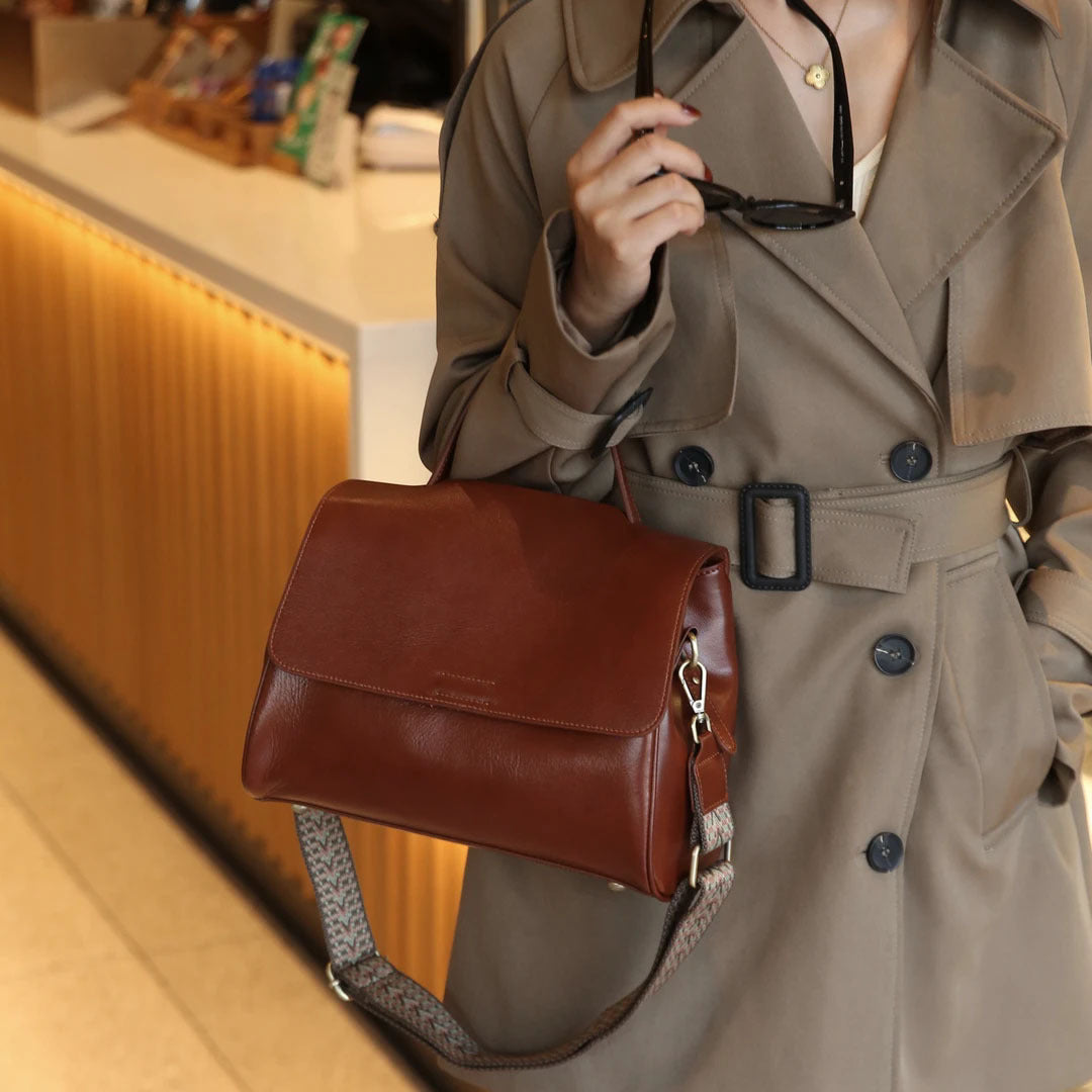 Tote Large Capacity Portable Fashion Shoulder Bag – Genuine Leather All-match Handbag for Women