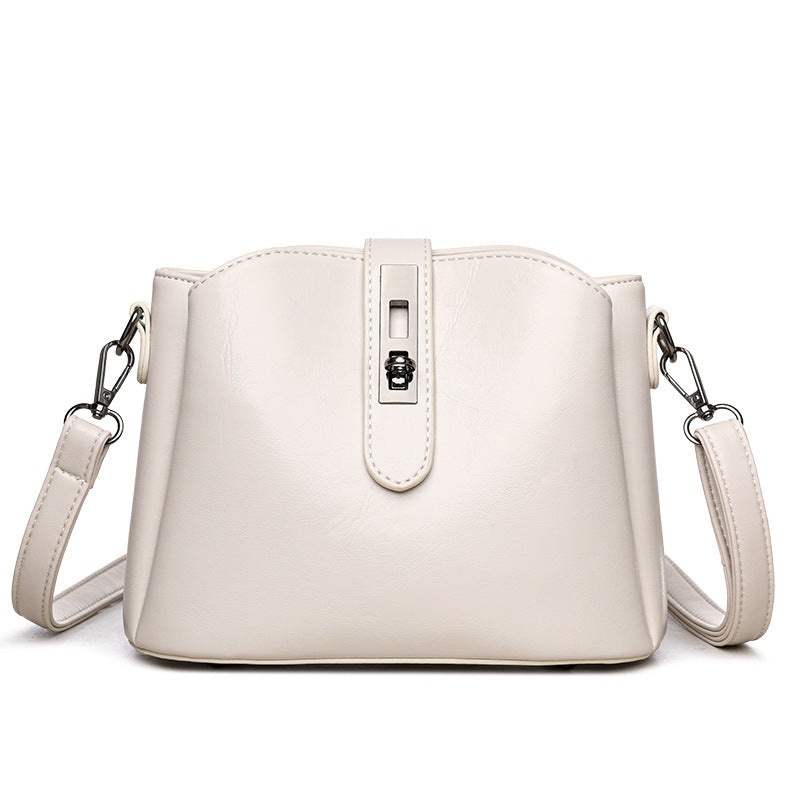 Retro Fashionable Women’s Bag – High Sense Niche PU Leather Shoulder Crossbody Bag for Daily Use