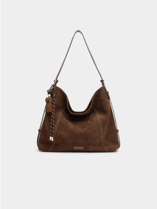 Autumn Winter Vintage Deerskin Velvet Tote – Large Capacity Crossbody Shoulder Bag for Women