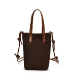 Women's Retro Leopard Print Crossbody Bag – Autumn Winter Suede Shoulder Phone Bag, Stylish PU Handbag