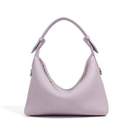 Genuine Leather Women’s Crossbody Bag – Soft Cowhide Dumpling Shape Shoulder Bag for Daily Use