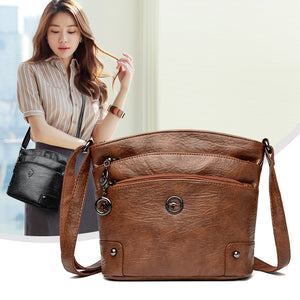 Tote Large Capacity Fashion PU Shoulder Bag – European and American Style Portable All-match Handbag for Women
