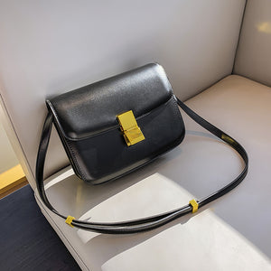 Women’s Retro Leather Shoulder Messenger Bag – Classic Crossbody Handbag for Daily Use, Vintage PVC Tote