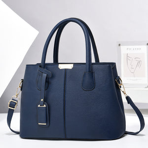Women PU Leather Handbag – Large Capacity Tote Shoulder Bag, Fashion Square Crossbody Purse for Daily Use