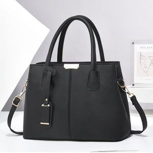 Women PU Leather Handbag – Large Capacity Tote Shoulder Bag, Fashion Square Crossbody Purse for Daily Use