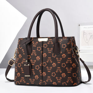 Women PU Leather Handbag – Large Capacity Tote Shoulder Bag, Fashion Square Crossbody Purse for Daily Use