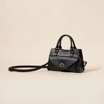 First Layer Leather Women’s Shoulder Crossbody Bag – Genuine Cowhide All-match Solid Color Casual Tote
