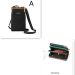 Fashion Lychee Pattern Crossbody Bag - Solid Color PU Leather Diagonal Shoulder Bag