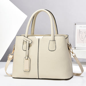 Women PU Leather Handbag – Large Capacity Tote Shoulder Bag, Fashion Square Crossbody Purse for Daily Use