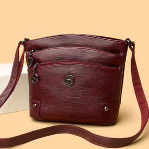Tote Large Capacity Fashion PU Shoulder Bag – European and American Style Portable All-match Handbag for Women