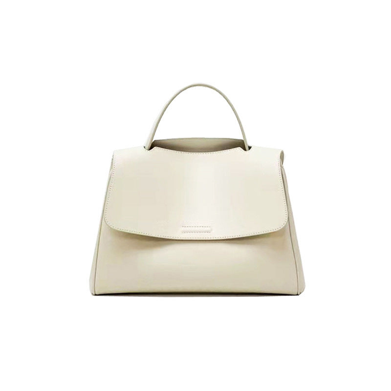 Women’s Genuine Cattlehide Leather Crossbody Shoulder Bag – High Quality Two-Layer Cowhide Tote Handbag