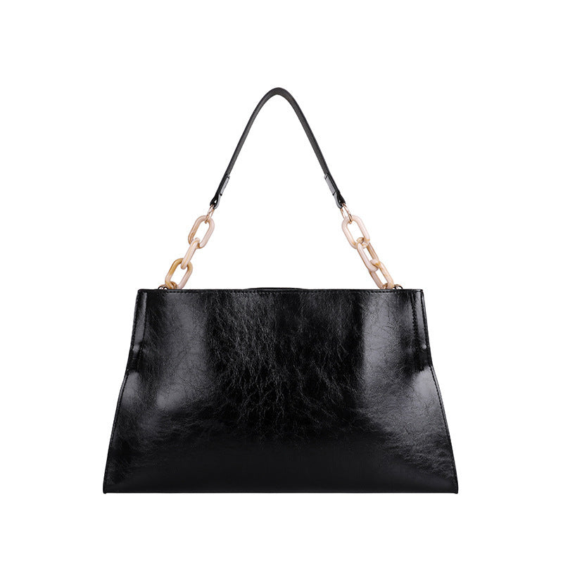 Retro Fashion Trend Large Capacity Crossbody Bag for Women – Casual PU Leather Shoulder Tote